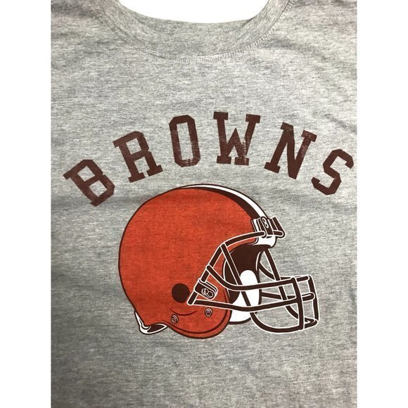 Fanatics NFL Cleveland Browns Mens XXXLT Gray Short Sleeve Crew Neck Shirt - Picture 2 of 4